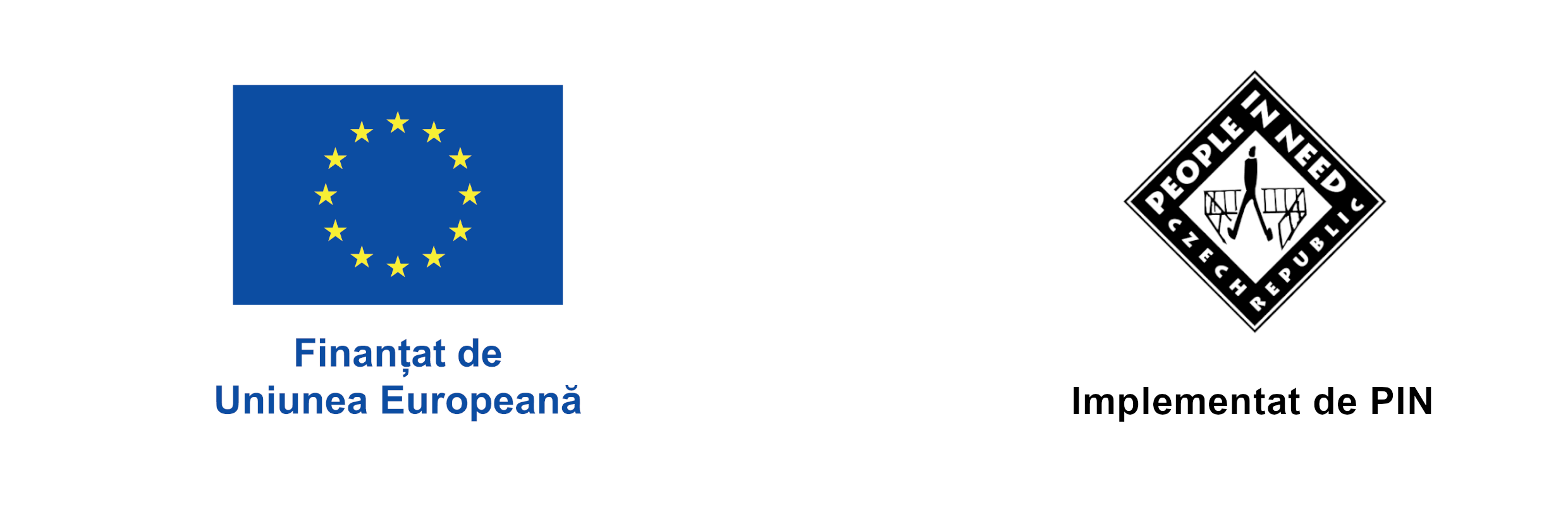 Logo UE nou si logo PIN